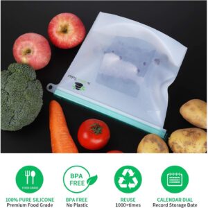 No Stress Relax 4 1.5L Reusable Silicone Bags