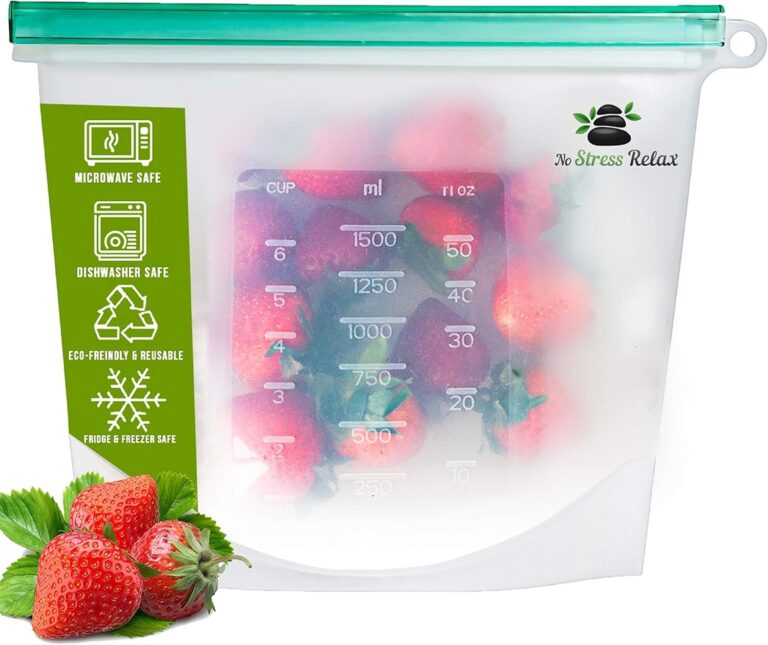 No Stress Relax Reusable Silicone Bags