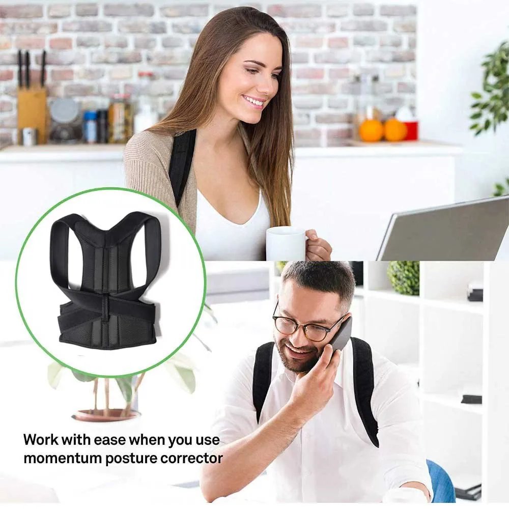 New Upper Back Posture Corrector Posture Clavicle Support Corrector Back Straight Shoulders Brace Strap Corrector